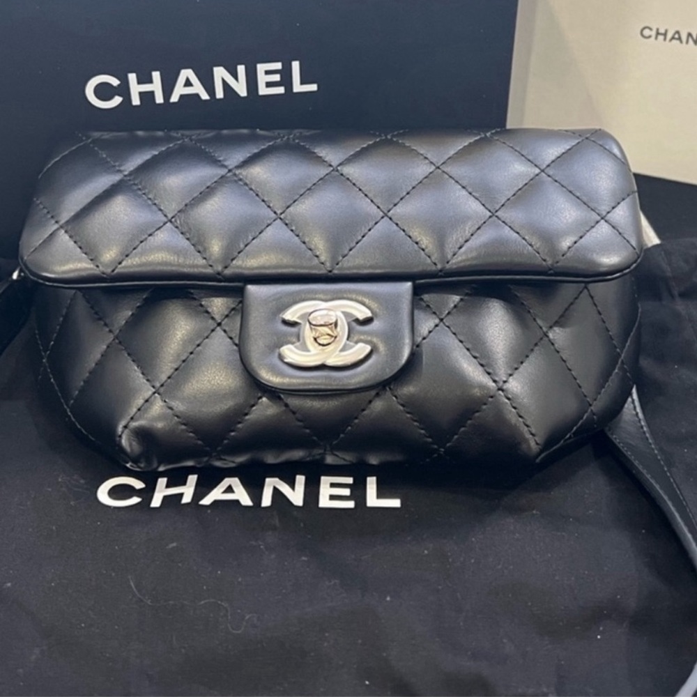 Chanel Lambskin Uniform Bum Bag MINT SOLD